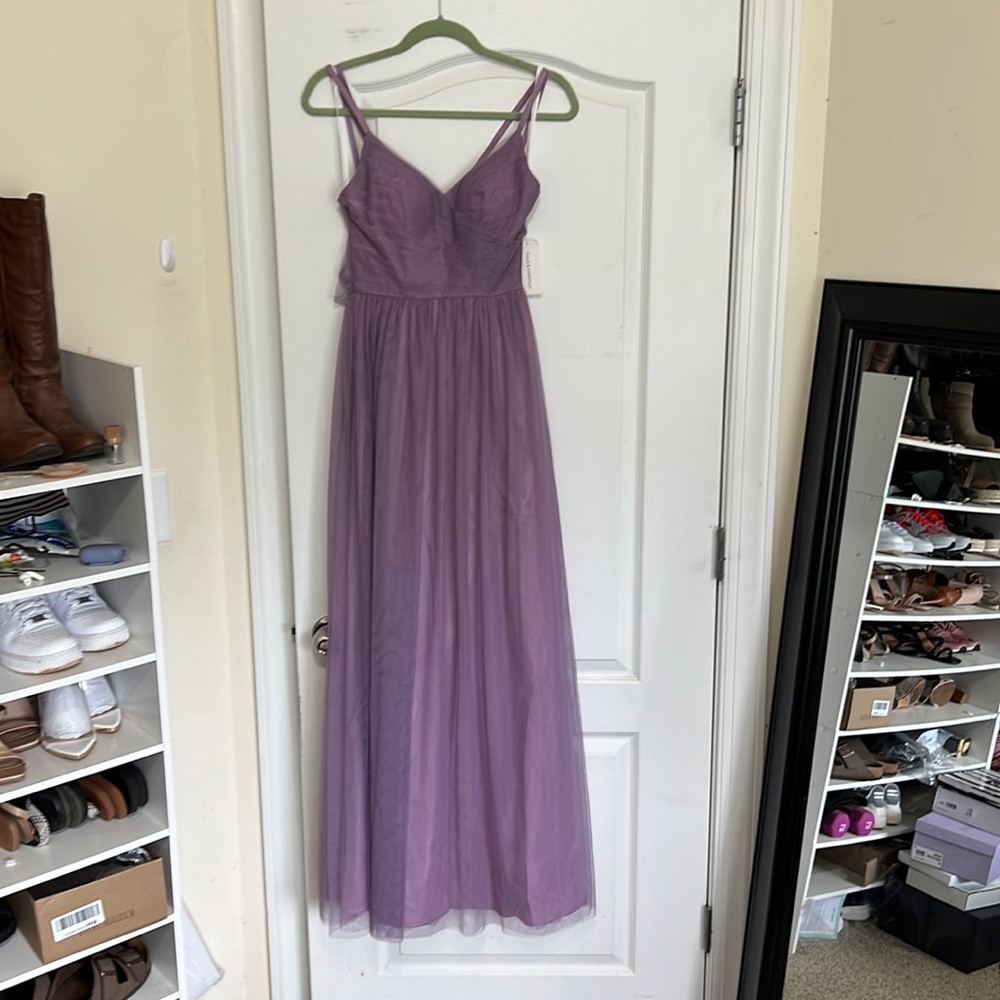 Lavender bridesmaid dress